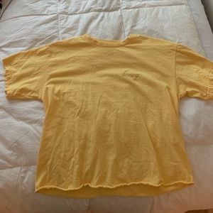 Brandy Melville Yellow Honey T-Shirt